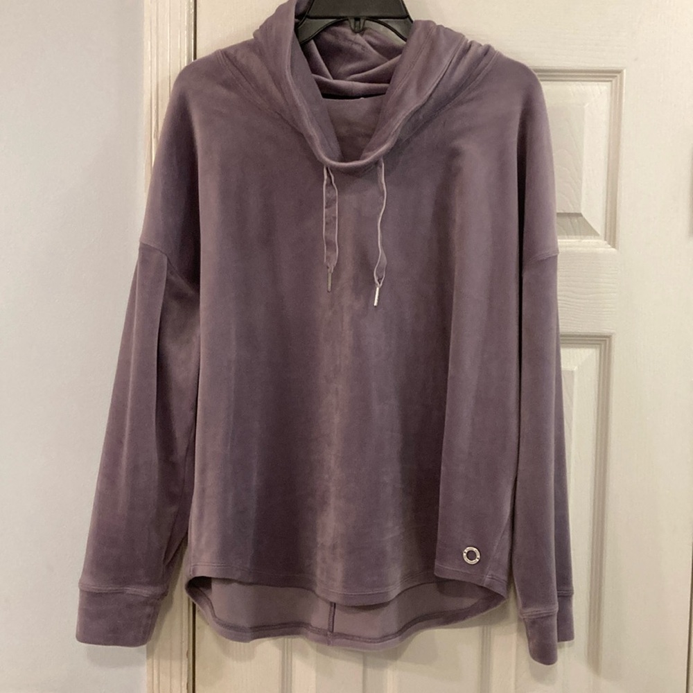 Ladies Calvin Klein Velour Top